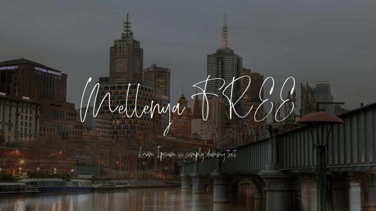 Mellenya FREE Font