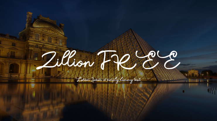Zillion FREE Font