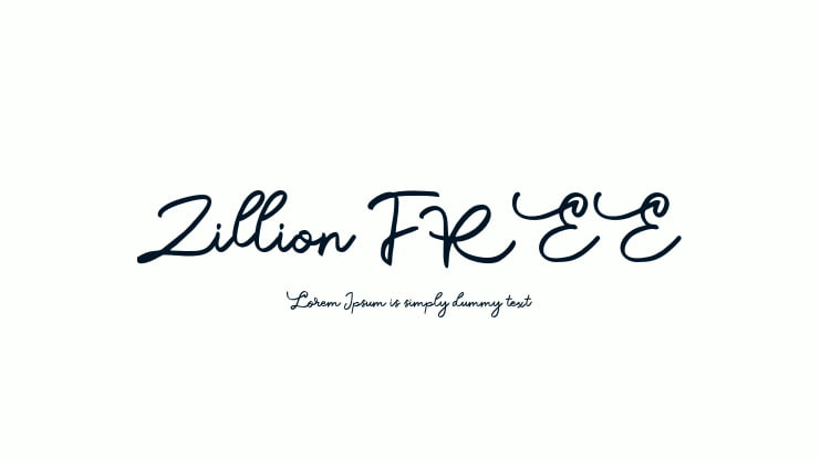 Zillion FREE Font