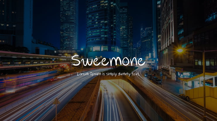 Sweemone Font