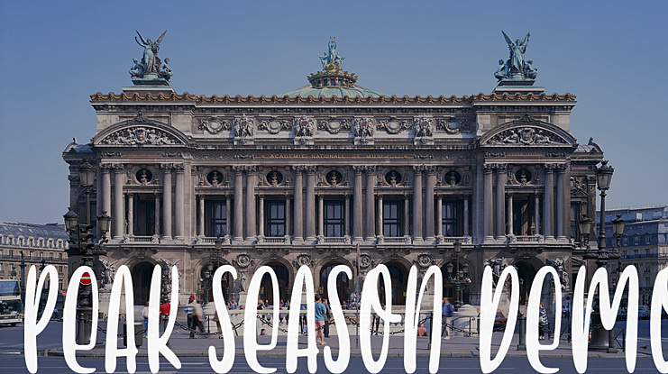 Peak Season Demo Font