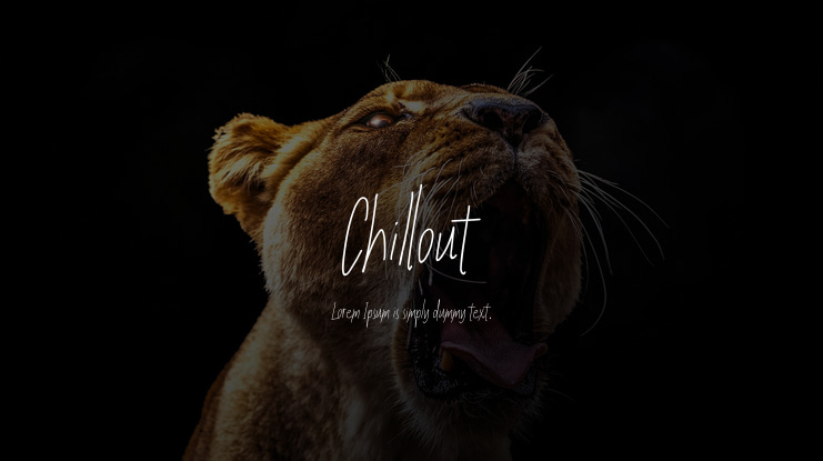 Chillout Font