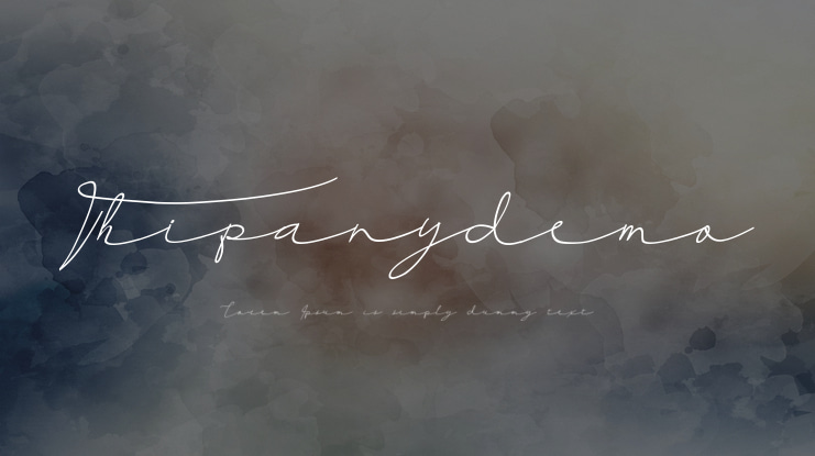 Thipanydemo Font