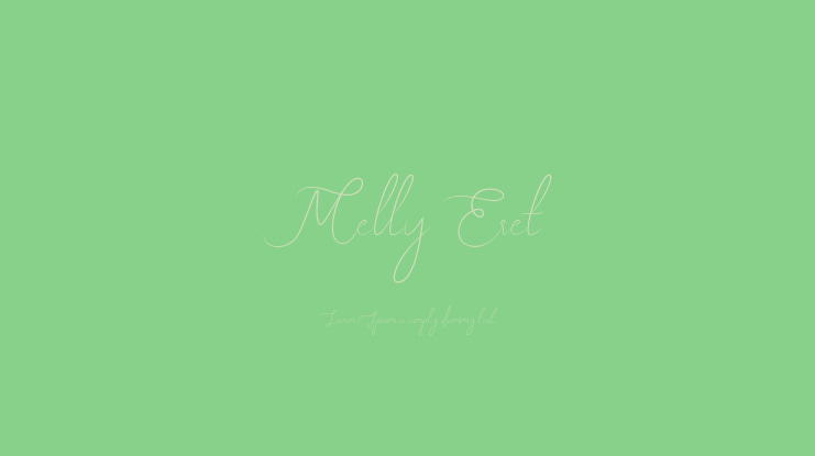 Melly Eret Font