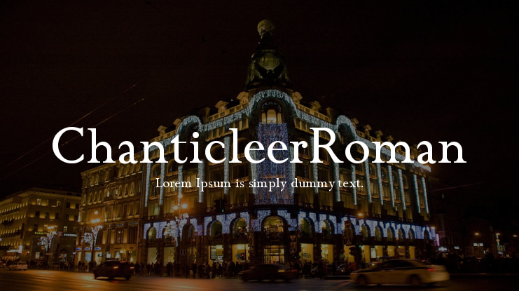 ChanticleerRoman Font
