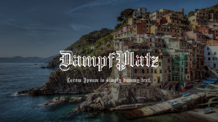 DampfPlatz Font Family