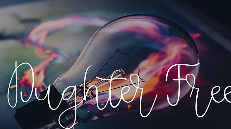 Dughter Free Font