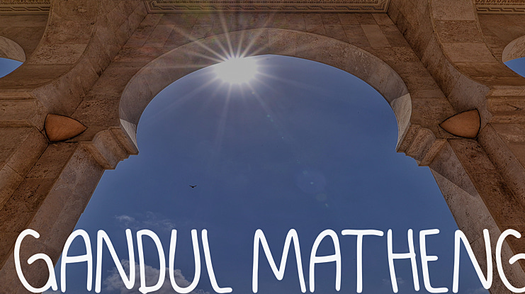 GANDUL MATHENG Font Family