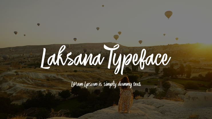 Laksana Typeface Font