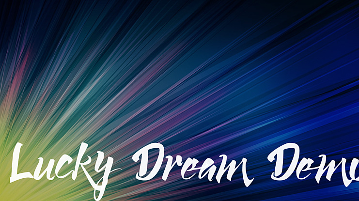 Lucky Dream Demo Font