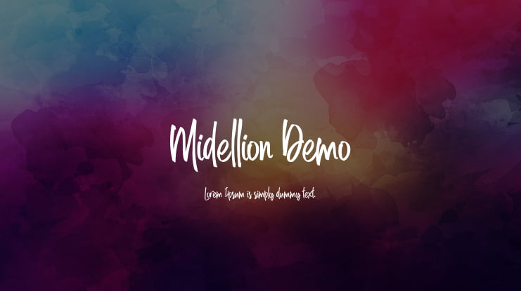 Midellion Demo Font