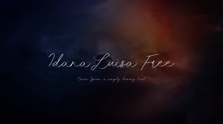 Idana Luisa Free Font