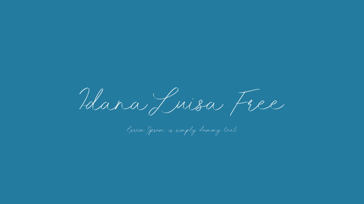 Idana Luisa Free Font