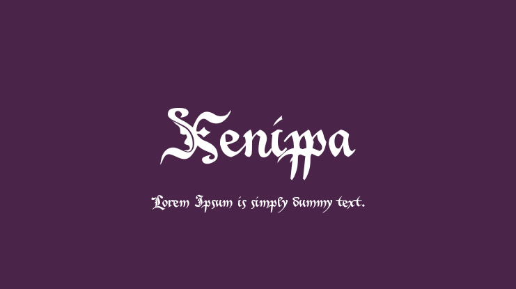 Xenippa Font