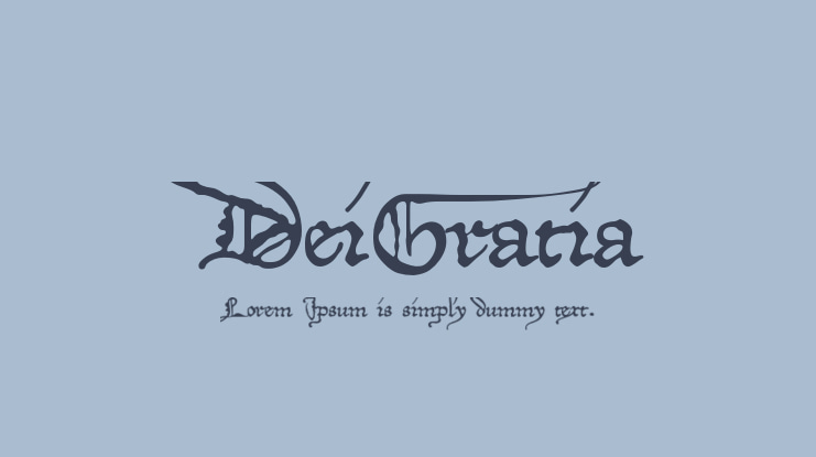 DeiGratia Font