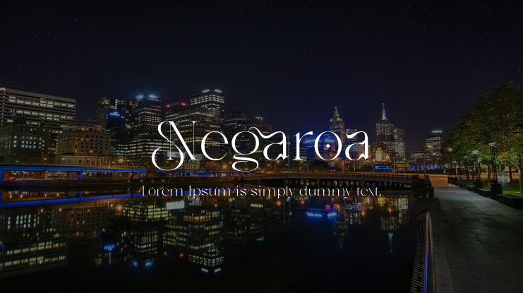Negaroa Font