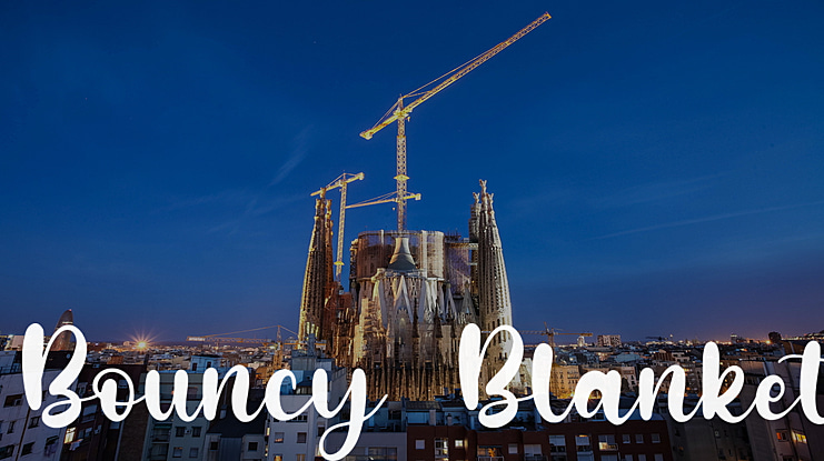 Bouncy Blanket Font
