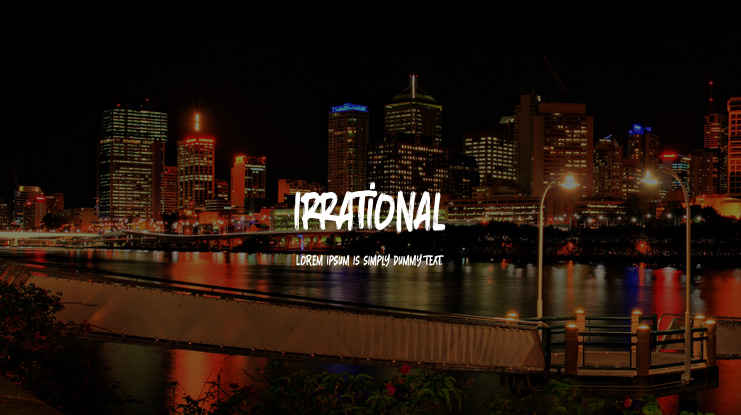 Irrational Font