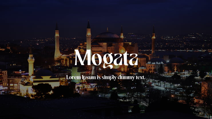 Mogata Font Family