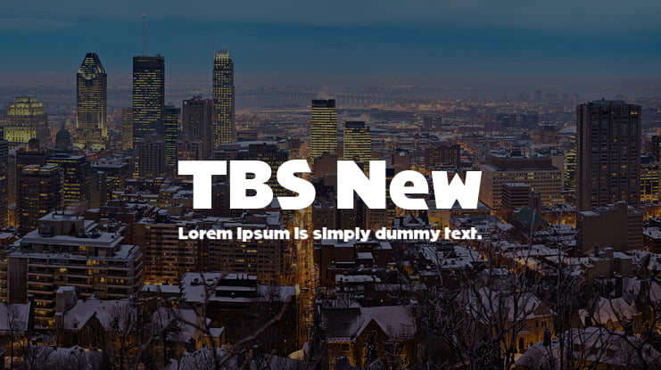 TBS New Font