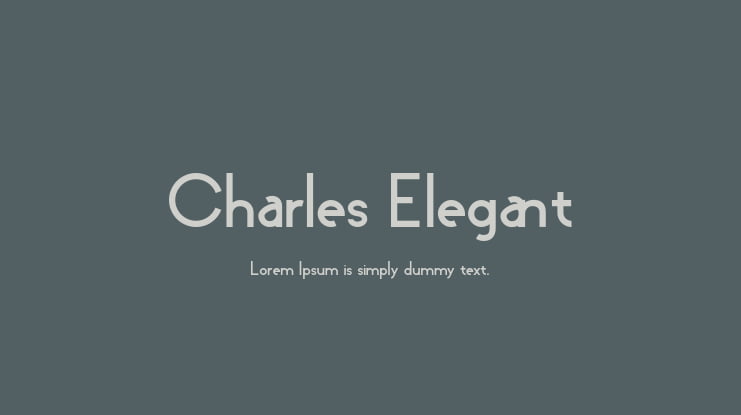Charles Elegant Font Family