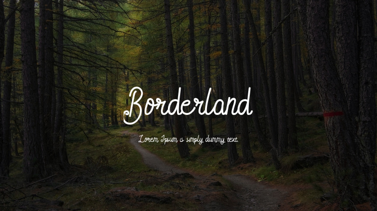 Borderland Font Family