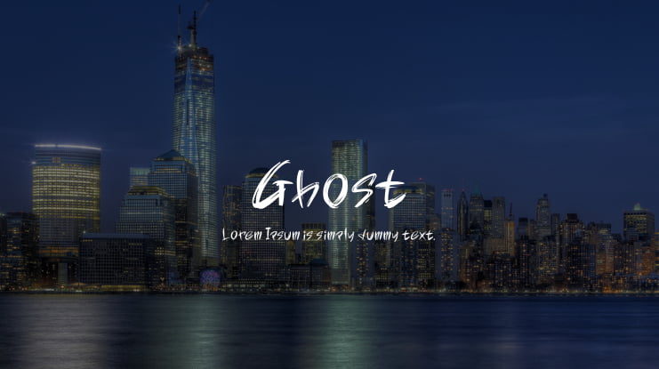 Ghost Font