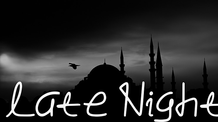 Late Night Font