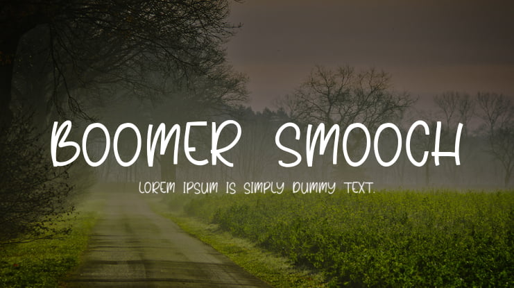 Boomer Smooch Font