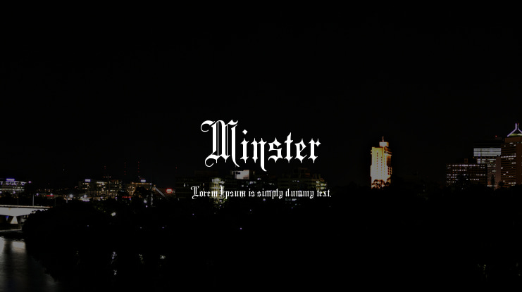Minster Font Family