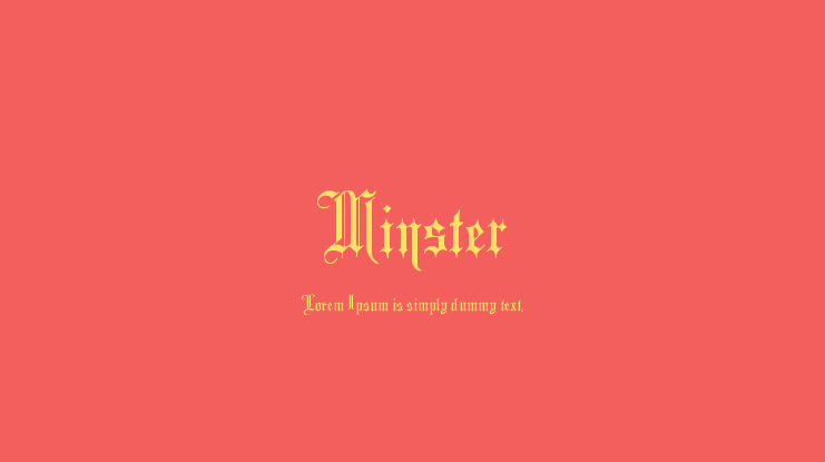 Minster Font Family