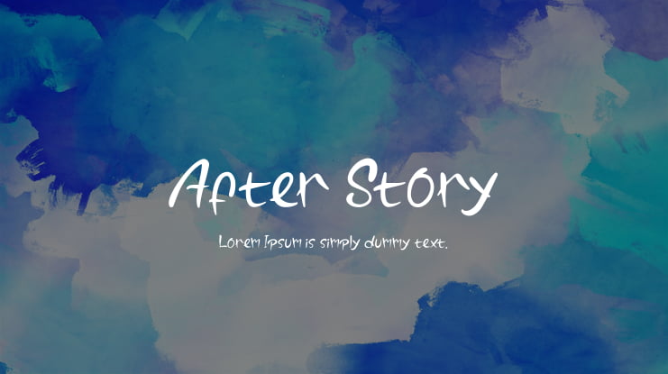 After Story Font