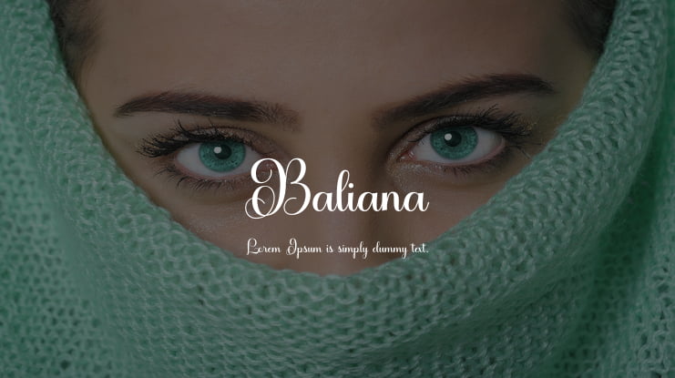 Baliana Font
