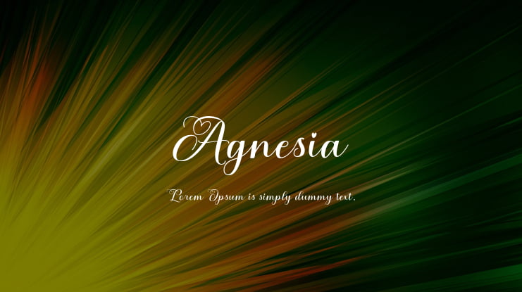 Agnesia Font