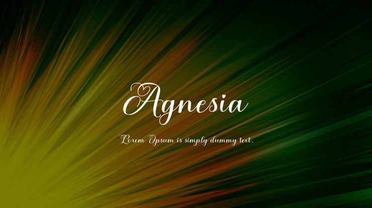 Agnesia Font