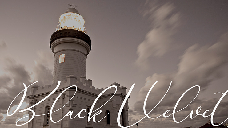 Black Velvet Font