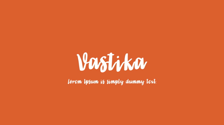 Vastika Font