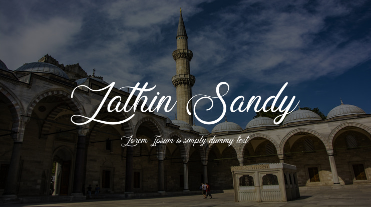 Lathin Sandy Font