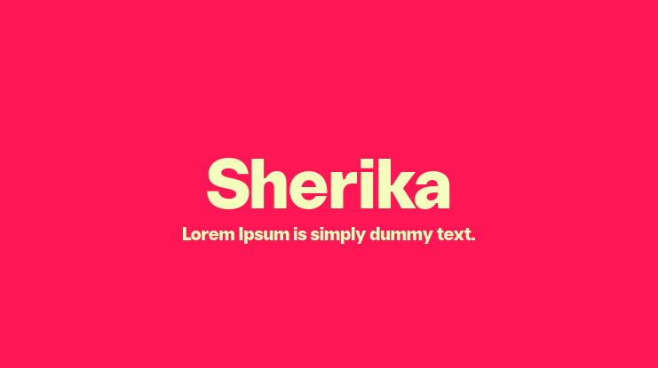 Sherika Font