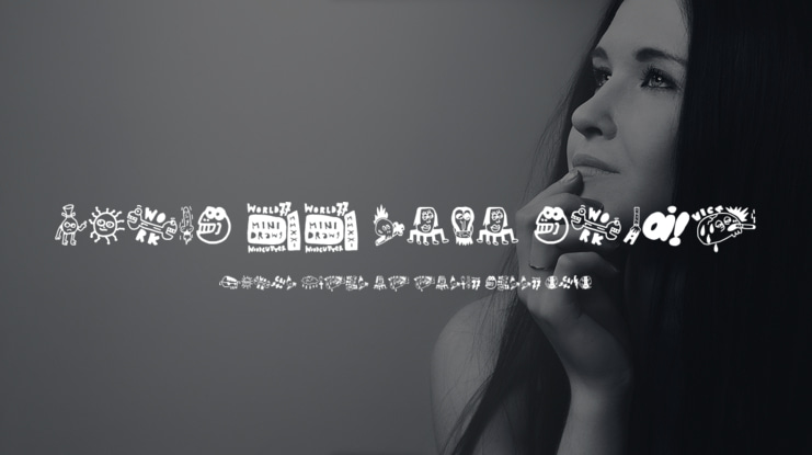 World 77 mini draws Font