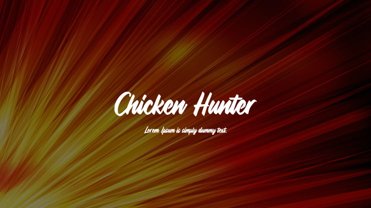 Chicken Hunter Font