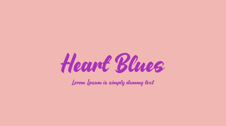 Heart Blues Font