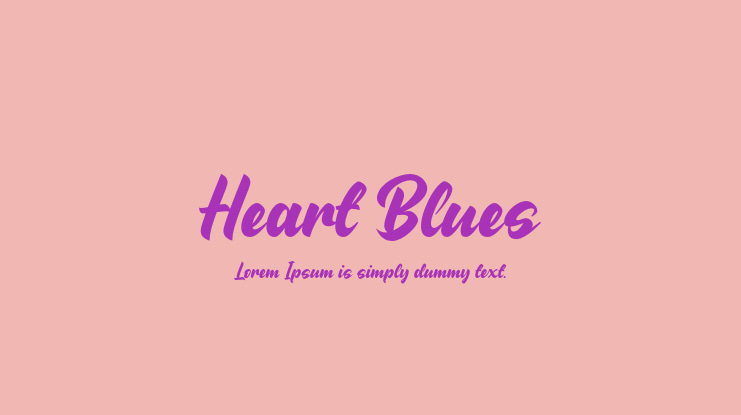 Heart Blues Font