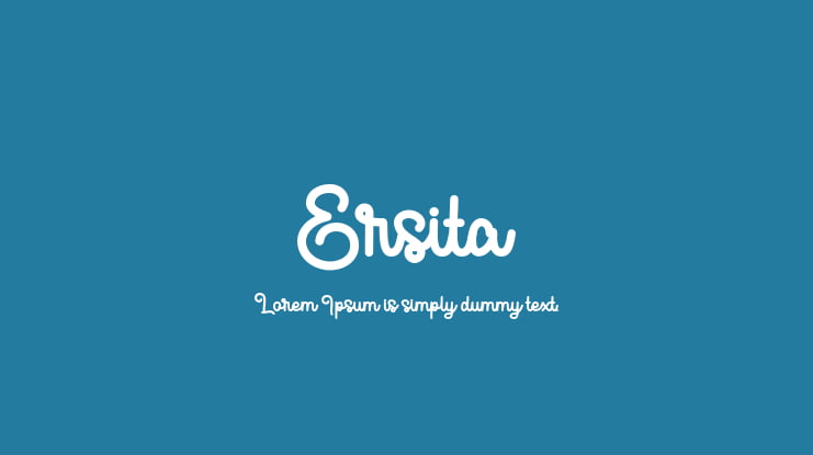 Ersita Font