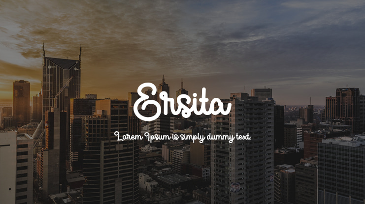 Ersita Font