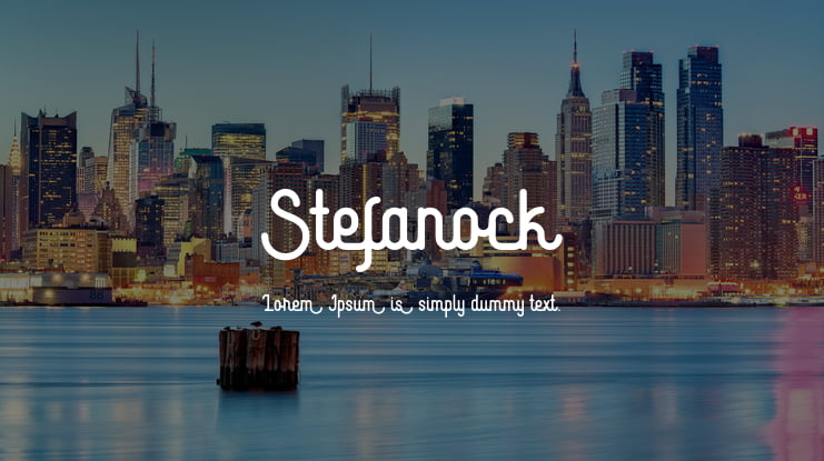 Stefanock Font