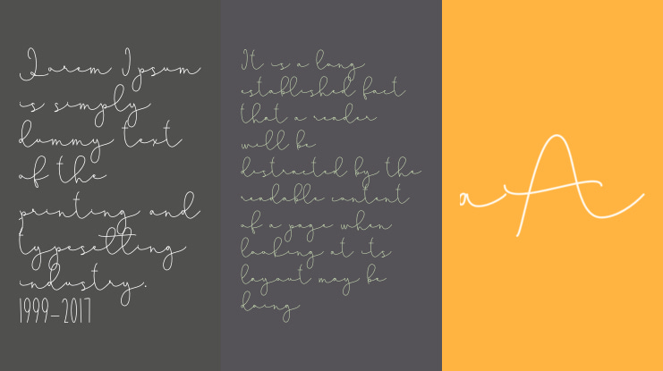 Lovely Monoline Font Family