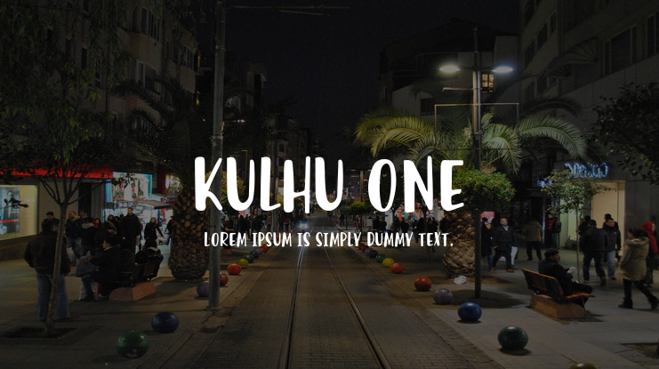 Kulhu One Font Family