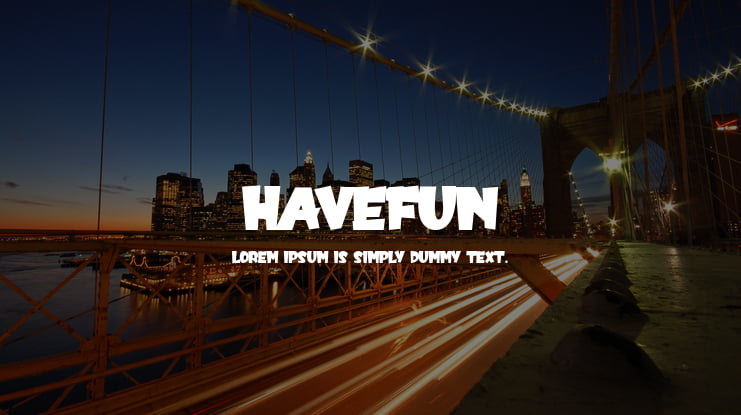 HaveFun Font