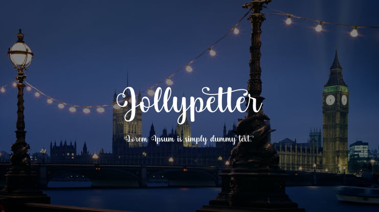 Jollypetter Font Family